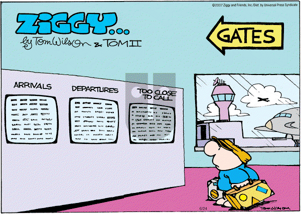 Ziggy - Sunday June 24, 2007 Comic Strip