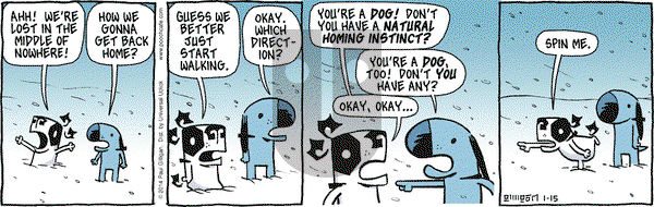 Pooch Cafe on Wednesday January 15, 2014 Comic Strip