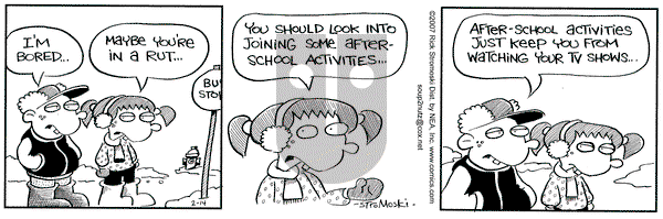 Soup to Nutz - Old on Wednesday February 14, 2007 Comic Strip