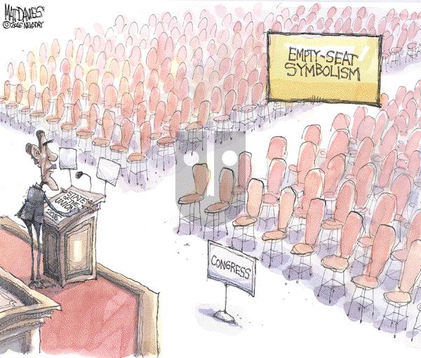 Matt Davies on Wednesday January 13, 2016 Comic Strip