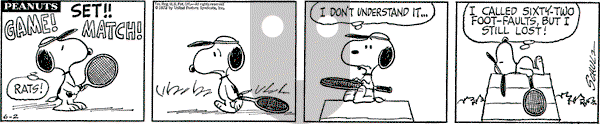 Peanuts - Saturday June 2, 1973 Comic Strip