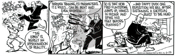 Monty on Monday June 23, 2003 Comic Strip