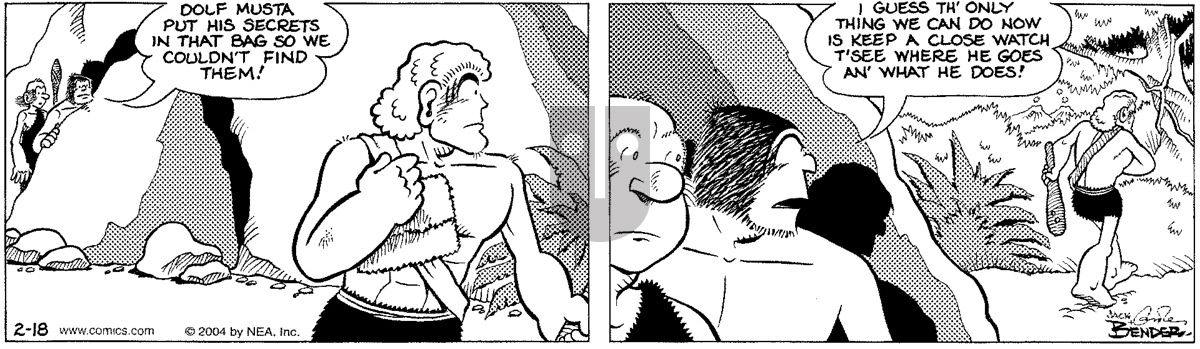 Alley Oop - Wednesday February 18, 2004 Comic Strip