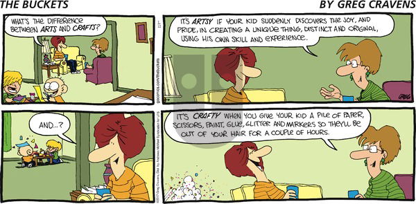 The Buckets on Sunday January 22, 2017 Comic Strip