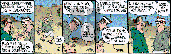 Monty on Monday April 22, 2019 Comic Strip