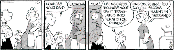 Drabble on Saturday July 29, 2000 Comic Strip