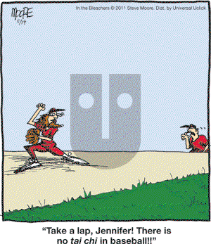 In the Bleachers - Saturday May 14, 2011 Comic Strip