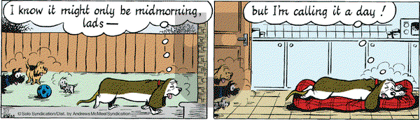 Fred Basset on Wednesday February 7, 2018 Comic Strip