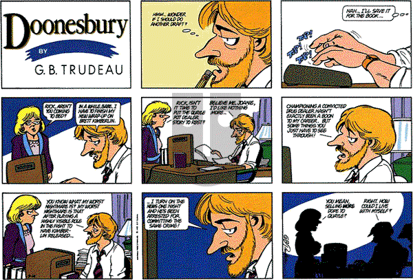 Doonesbury on Sunday March 14, 1993 Comic Strip