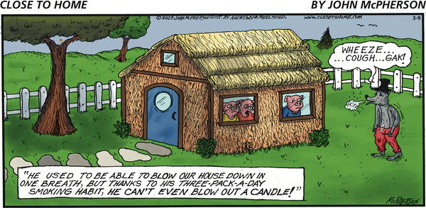 Close to Home on Sunday March 9, 2025 Comic Strip