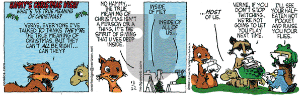 Over the Hedge on Friday December 22, 2006 Comic Strip