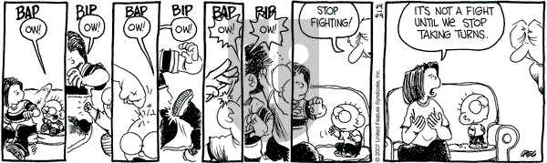 The Buckets on Monday April 9, 2007 Comic Strip