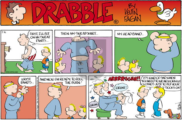 Drabble on Sunday February 6, 2005 Comic Strip