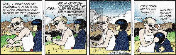 Doonesbury on Wednesday July 30, 2025 Comic Strip