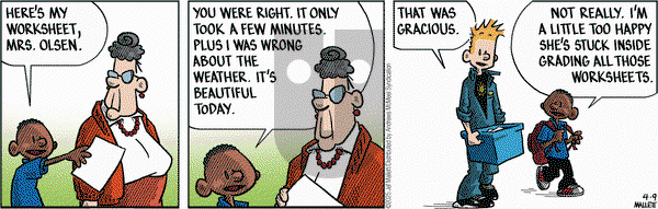 Frazz on Wednesday April 9, 2025 Comic Strip