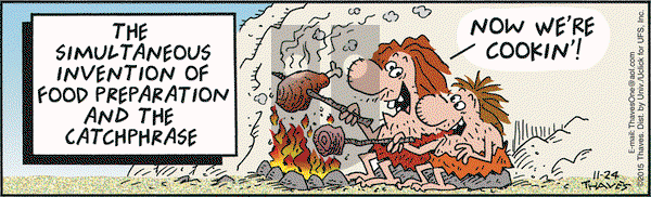 Frank and Ernest on Tuesday November 24, 2015 Comic Strip