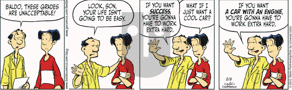 Baldo on Saturday February 6, 2010 Comic Strip