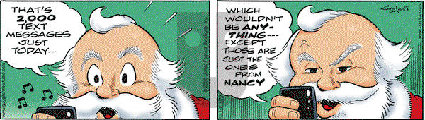Nancy on Wednesday December 24, 2008 Comic Strip