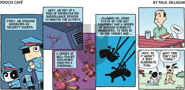 Pooch Cafe - Sunday September 7, 2014 Comic Strip