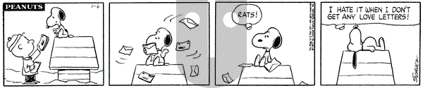 Peanuts on Wednesday January 6, 1971 Comic Strip