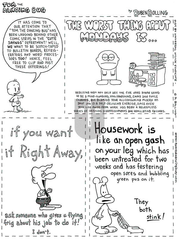 Tom the Dancing Bug - Sunday February 7, 2010 Comic Strip