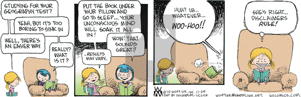 Non Sequitur on Thursday November 29, 2012 Comic Strip