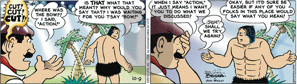 Alley Oop on Thursday October 9, 2014 Comic Strip