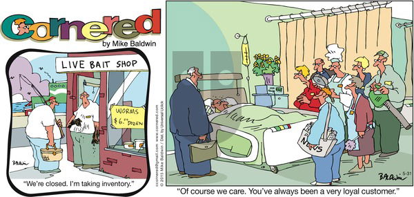 Cornered on Sunday May 31, 2015 Comic Strip