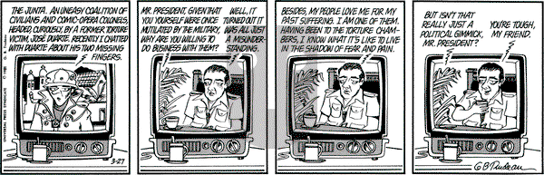 Doonesbury on Friday March 27, 1981 Comic Strip