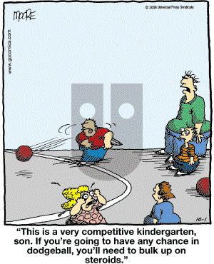 In the Bleachers - Wednesday October 1, 2008 Comic Strip