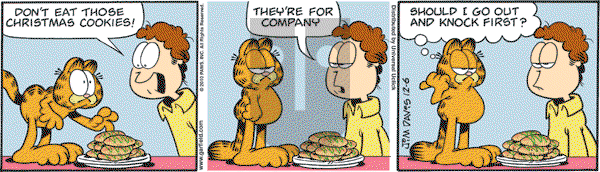 Garfield - Monday December 6, 2010 Comic Strip