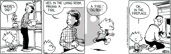 Calvin and Hobbes on Monday February 6, 2017 Comic Strip