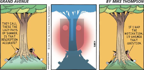 Grand Avenue on Sunday June 23, 2024 Comic Strip