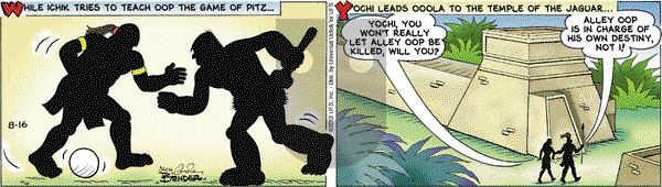 Alley Oop on Thursday August 16, 2012 Comic Strip