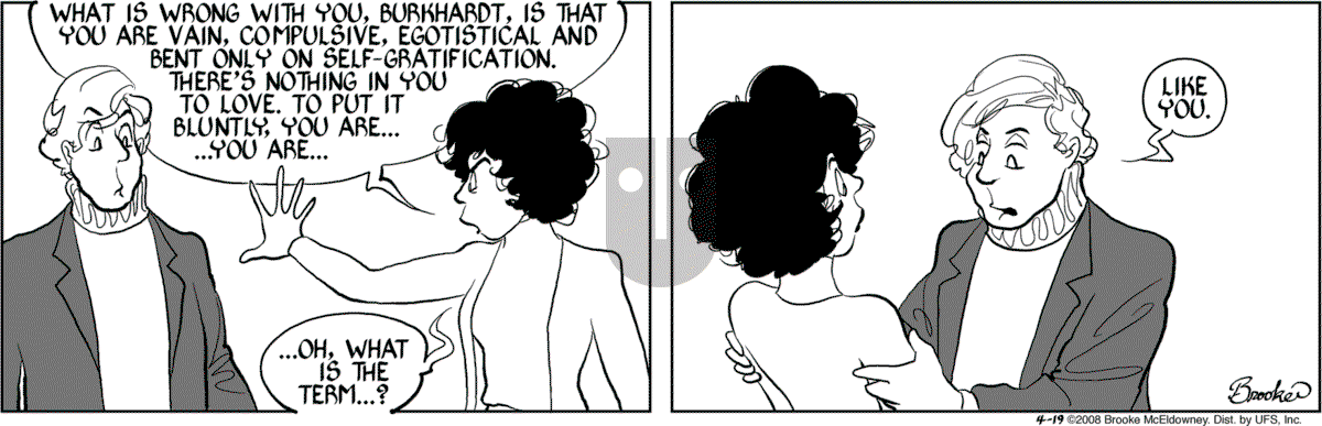 9 Chickweed Lane - Saturday April 19, 2008 Comic Strip