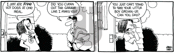 The Buckets - Wednesday July 20, 2005 Comic Strip