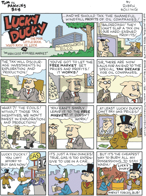 Tom the Dancing Bug on Saturday April 29, 2006 Comic Strip