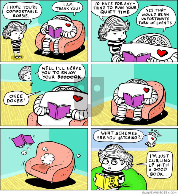 Robbie and Bobby on Sunday January 4, 2026 Comic Strip