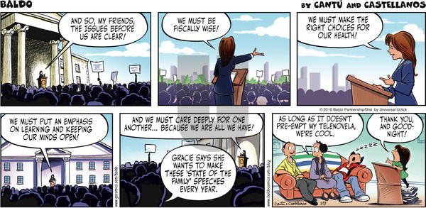 Baldo on Sunday January 17, 2010 Comic Strip