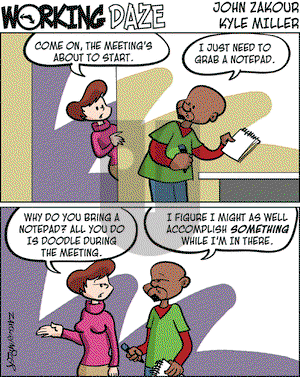 Working Daze on Friday June 29, 2007 Comic Strip
