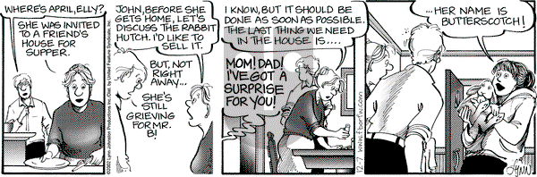 For Better or For Worse on Saturday December 7, 2002 Comic Strip