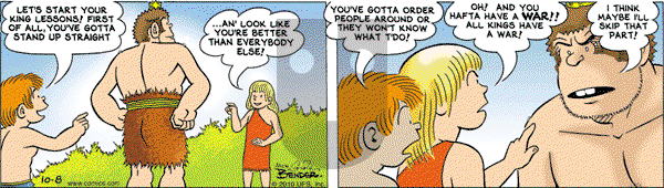 Alley Oop on Friday October 8, 2010 Comic Strip