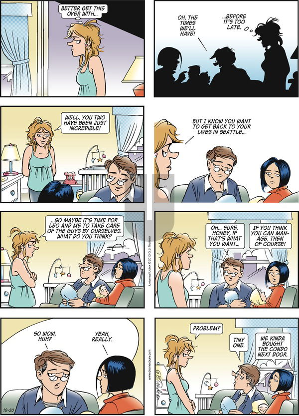 Doonesbury on Sunday October 20, 2013 Comic Strip