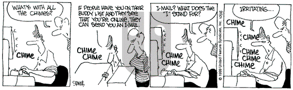 The Buckets on Tuesday October 19, 1999 Comic Strip