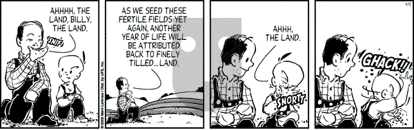 Cow and Boy Classics on Saturday April 12, 2008 Comic Strip