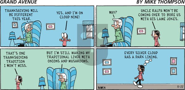 Grand Avenue on Sunday November 22, 2020 Comic Strip