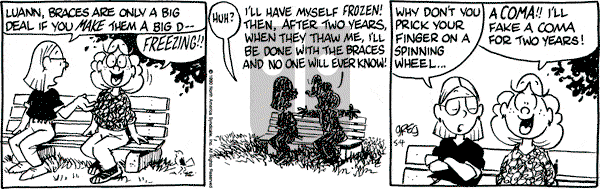 Luann on Friday May 4, 1990 Comic Strip