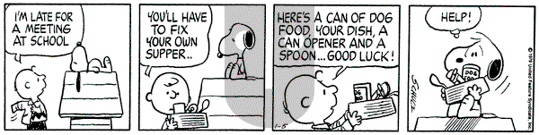Peanuts on Friday January 5, 1979 Comic Strip