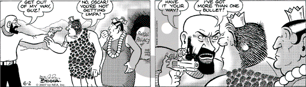Alley Oop on Saturday June 2, 2007 Comic Strip