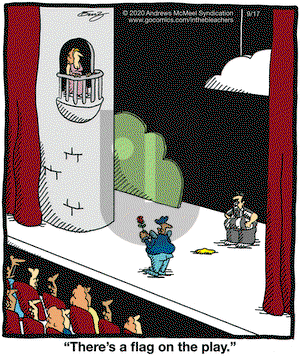In the Bleachers - Thursday September 17, 2020 Comic Strip